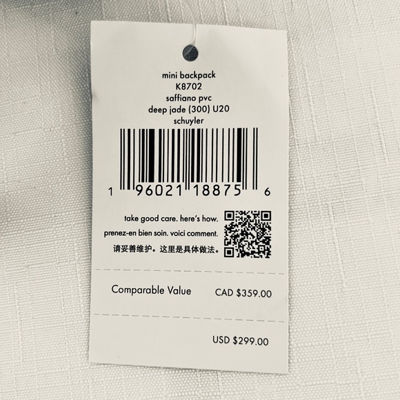 Kate Spade~New York / Mini / Shoulder Backpack / NWT / Host Pick - Picture 9 of 12